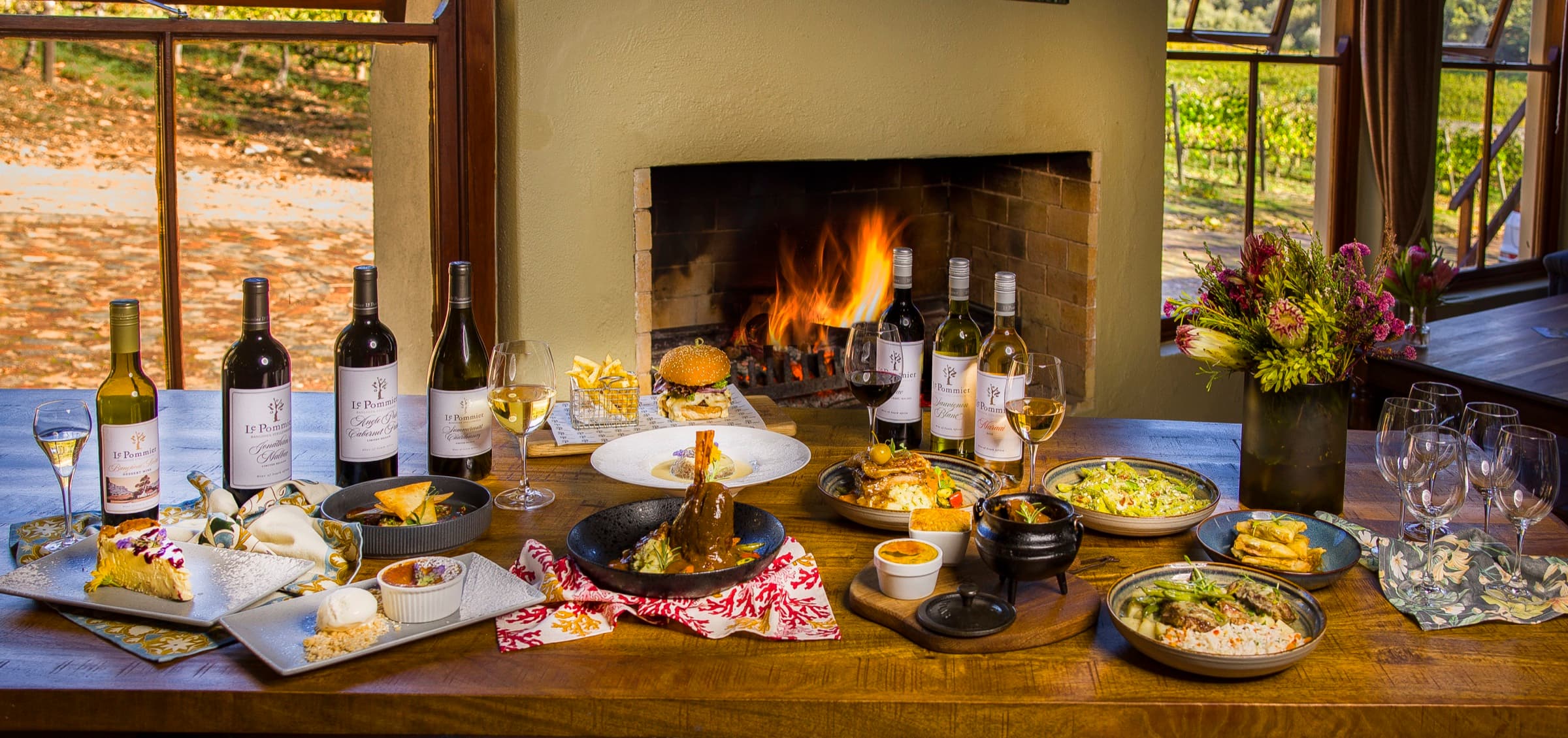 Le Pommier dining experience and wine selection