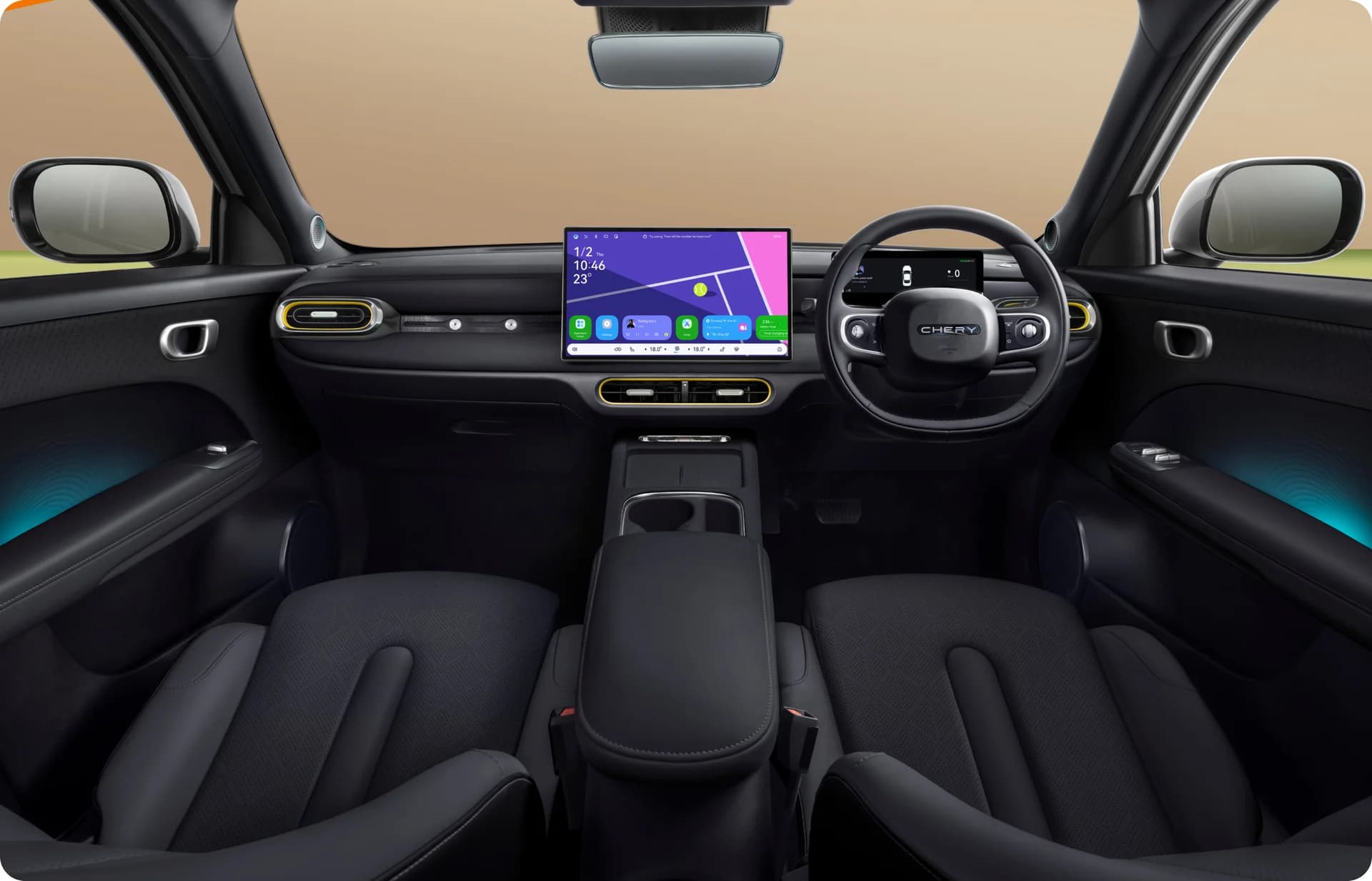 Chery Q cabin